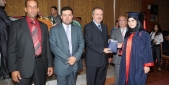 النائب جابر ورئيس بلدتي  ميفدون وشوكين يسلمان طالب  شهادة