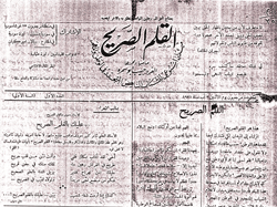 «القلم الصَّريح».