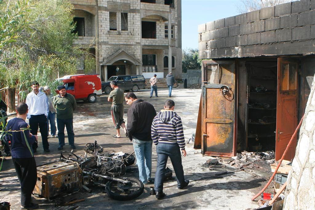 مكان الإنفجار في طيرفلسيه