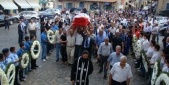 مأتم وليد غلمية في  كنيسة القديس جاورجيوس للروم الأرثوذوكس في جديدة مرجعيون