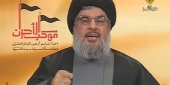 السيد نصر الله يؤكد التمسك بسلاح المقاومة ويحذر من الدافعين لحرب اهلية في سورية