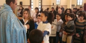 الاب حنا الخوري يحتفل بقداس عيد بشارة السيدة العذراء في مرجعيون