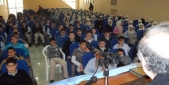 محاضرة حول أهمية الكتاب والمطالعة في مدرسة عيسى بن مريم‎