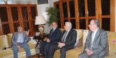 رئيس مجلس النواب الأستاذ نبيه بري ووفد االحزب السوري القومي الإجتماعي ،برئاسة النائب اسعد حردان، في المصيلح
