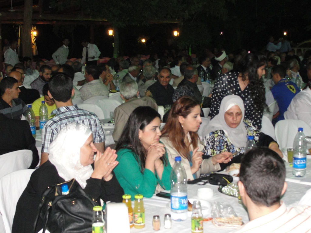 حفل إفطار لهيئة أبناء العرقوب في الحاصباني - تموز 2012