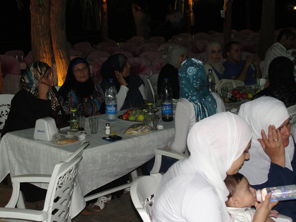 حفل إفطار لهيئة أبناء العرقوب في الحاصباني - تموز 2012