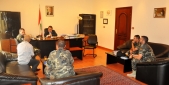 الوفد الاسباني مع محافظ النبطية القاضي محمود المولى