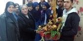 زيارة طلاب ثانوية الأحمدية  النموذجية لمدرسة راهبات القلبين الأقدسين بمناسبة عيد الميلاد‎