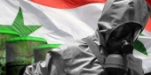 صورة وزعتها وكالة سانا لأحد مصابي السلاح الكيميائي في حلب أمس (أ ف ب)