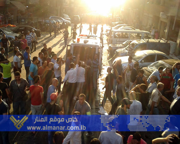 عدد من الضحايا بتفجير وقع في منطقة الرويس في الضاحية الجنوبية لبيروت	