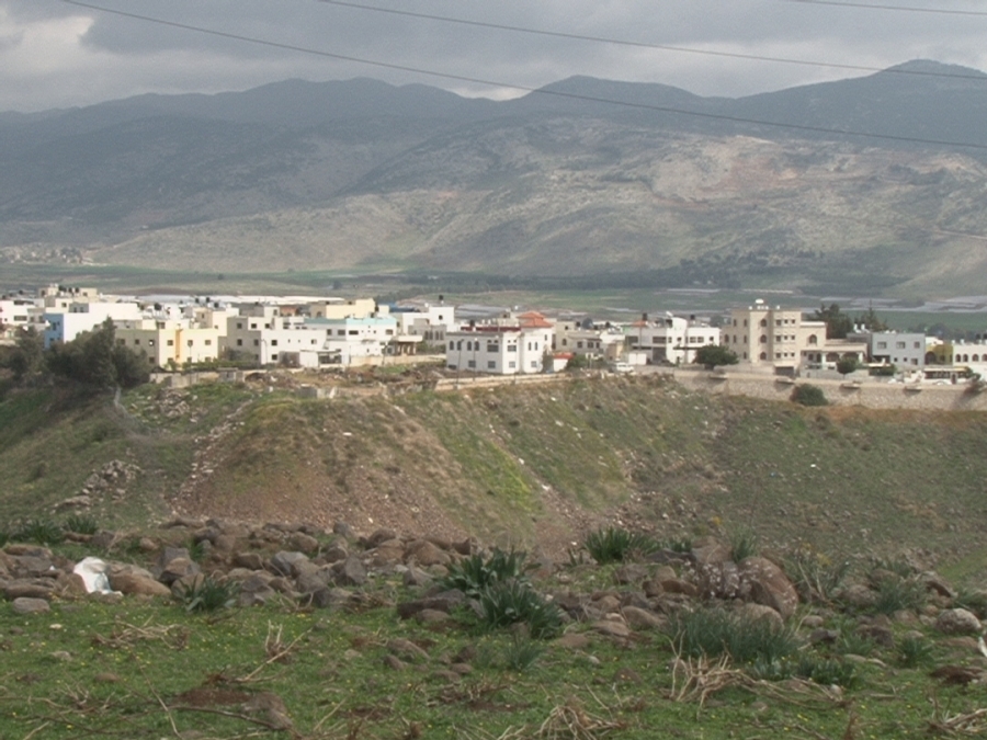 حركة اعتيادية في قرية الغجر المحتلة
