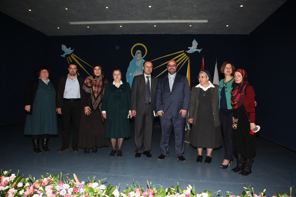 الحفل المشترك في عيد البشارة لمدرستي عيسى بن مريم وراهبات القلبين الأقدسين