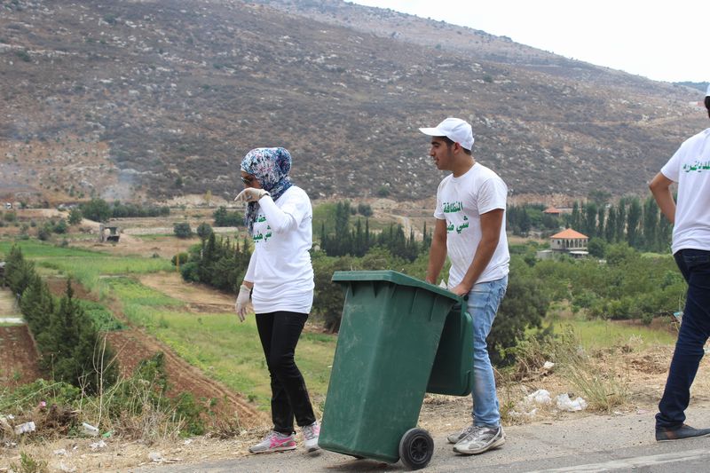 "النظافة!! شي طبيعي" عنوان الحملة التي شهدها سهل الميذنة كفررمان بمشاكرة كافة الاندية والجمعيات