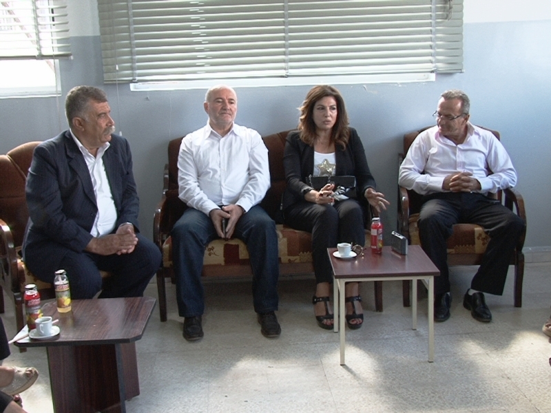 السيدة حردان في مدرسة كفرشوبا الرسمية