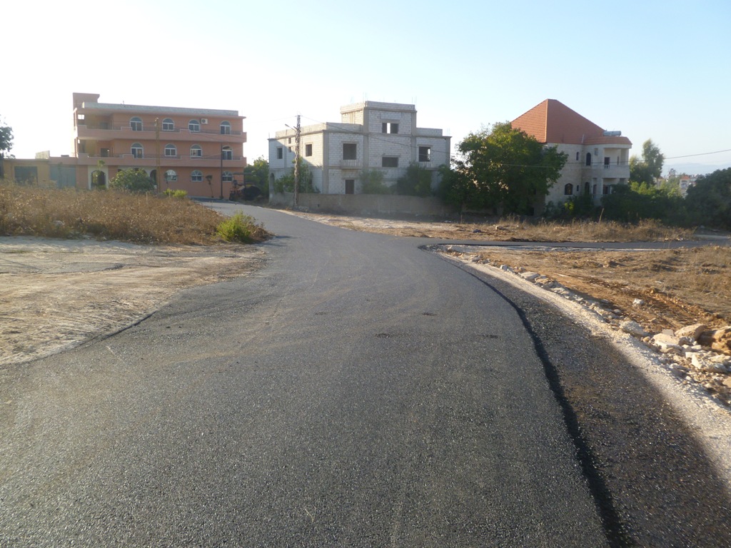 طريق جرى تعبيدها (الجلاحية رضا عزير و علي الامين وحسين عبدالله)