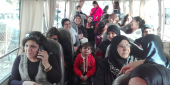 رئيسة جمعية سيدات الخيام، السيدة صباح أبوعباس، تلقي كلمتها
