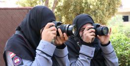 من تصوير المتدربات في دورة التصوير الفوتوغرافي
