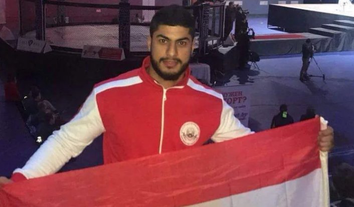بطل العالم في رياضة قوة الرمي خالد قصاص