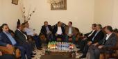 دلي مستقبلا المرشح عماد الخطيب والوفد المرافق