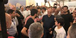 الوزير علي حسن خليل اثناء إدلائه بصوته صباح اليوم في الخيام