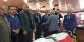  الوزير الصراف ممثل رئيس الجمهورية والنائب هاشم ممثل رئيس مجلس النواب والسيد فضل الله اثناء التشييع