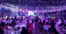 متعهد الحفلات عماد قانصو والمهندس أسعد رشيدي والسيدة عقيلته