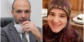 لخظة خروج جثمان شهيدة الواجب الممرضة زينب حيدر من المستشفى في بيروت بعد ان اودى 'كورونا' بحياتها