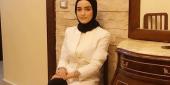 المدّعى عليها كيندا الخطيب، والمتهمة بالتواصل مع عملاء للعدو الصهيوني