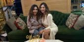 ملاك مع زوجها السيد سمير البزري وألف مبروك
