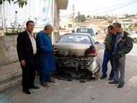 السيارة المحروقة