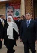 الرئيس فؤاد السنيورة والوزيرة بهية الحريري