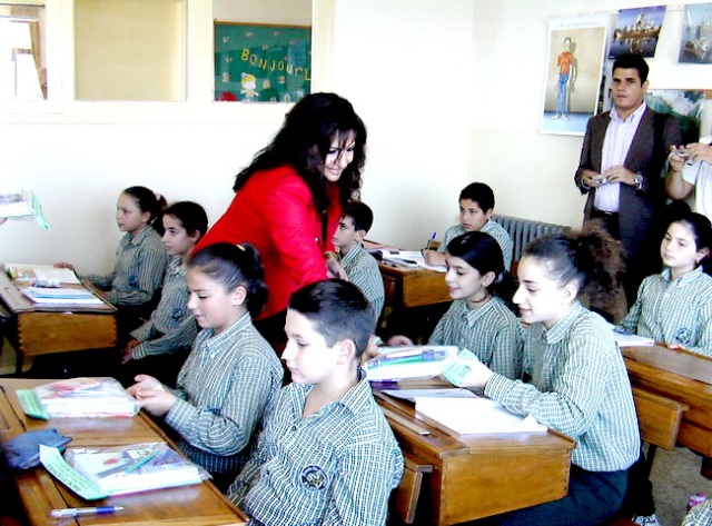 وفي مدرسة مار جرجس في القليعة – صورة مايـا العشي – مرجعيون
